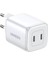 Ugreen Nexode 45W Dual Usb-C Pd Şarj Cihazı (25W+20W), Beyaz 3
