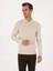 Erkek Bej Slim Fit Yün Karışımlı Polo Yaka Basic Triko Kazak 50315267-VR011 1