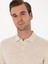 Erkek Bej Slim Fit Yün Karışımlı Polo Yaka Basic Triko Kazak 50315267-VR011 2
