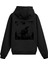 Sırt Baskılı Karga ve Kurukafa Tasarımlı Hoodie 1