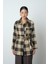 Kadın Ekose Desenli Tek Cepli Kuşaklı Tesettür Gömlek-Ceket 1