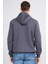 Çetinkaya Mentality 3035 3 Ip Kapşonlu Düz Koyu Gri Sweatshirt 4