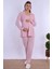 Pembe Sabahlıklı Hamile Lohusa Pijama Takımı 5