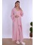 Pembe Sabahlıklı Hamile Lohusa Pijama Takımı 8