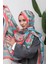 Floral Akrilik Desenli Dijital Soft Şal 1