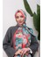 Floral Akrilik Desenli Dijital Soft Şal 3