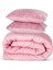 Bedding Pembe Yorgan Seti Çift Kişilik (2ADET Silikon Yastık ve Kılıfları Hediye) 1