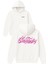 Sweetbaby Tasarım Baskılı Oversize Beyaz Kapüşonlu Sweatshirt 1