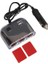 1505 12-24V Çift USB Girişli 120W 80CM Kablolu 3'lü Araç Çakmak Çoklayıcı 5