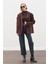 Oversıze Kesim Blazer Ceket Acı Kahve 2