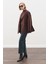 Oversıze Kesim Blazer Ceket Acı Kahve 3