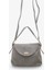 Lorena Kadın Hakiki Deri Günlük Çanta - Gri Süet 1