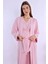 Pembe Sabahlıklı Hamile Lohusa Pijama Takımı 7