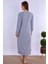 Gri Sabahlıklı Hamile Lohusa Gecelik Takım 6