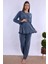 Indigo Hamile Lohusa Pijama Takımı 3