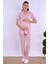 Pembe Hamile Lohusa Pijama Takımı 2