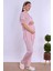 Pembe Hamile Lohusa Pijama Takımı 6