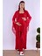 Vişne Sabahlıklı Hamile Lohusa Pijama Takımı 4