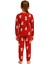 Unisex Yılbaşı Kardan Adam Desenli Çocuk Pijama Takımı 5