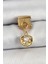 316L Çelik Sallantılı Zirkon Taşlı İstiridye Model Gold Renk Nomination Charm 1