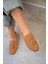 Leather Taba Süet Püskül Detaylı Düz Taban Ayakkabı - 3