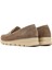 Kadın Vizon Kalın Tabanlı Süet Deri Comfort Loafer 25AFD154110 5