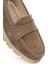 Kadın Vizon Kalın Tabanlı Süet Deri Comfort Loafer 25AFD154110 9