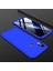 Mi Max 3 ile Uyumlu Kılıf Double Dip Ays 3 ile Uyumluin1 Sert Rubber Kapak Mavi 1