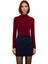 Kadın Dik Yaka Uzun Kollu Fitted Örme Bluz Smart Casual Kış Koleksiyonu Için Ideal Bir Seçenek 3