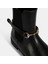 Kadın Siyah Metal Toka Aksesuarlı Bot 5