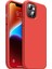 14 Kılıf 6.1’ Içi Kadife Lansman Silikon Kılıf Şok Emici Full Kasa Koruma Sağlayan Kılıf - Silicone Compatible With 14 6.1 Inch Gel Rubber Full Body Protection Cover Drop Protection Kırmızı 1