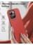 14 Kılıf 6.1’ Içi Kadife Lansman Silikon Kılıf Şok Emici Full Kasa Koruma Sağlayan Kılıf - Silicone Compatible With 14 6.1 Inch Gel Rubber Full Body Protection Cover Drop Protection Kırmızı 3