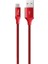 Alumicable Micro USB 1m. Şarj Kablosu - Kırmızı (2DK11K) 1