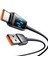 CA-2350 60W USB To Type-C Şarj Hız Göstergeli Şarj ve Kablosu 1.2m Siyah 1