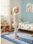 Yeni Sezon Kız Erkek Çocuk Fitilli Pamuk Pijama Takımı 2