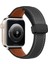 Apple Watch 42MM KR414 Daks Deri Kordon - Siyah 1