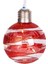 Yılbaşı Topu Ampul LED Işıklı Simli Kırmızı 2&apos;li Paket 7 Cm. 2