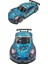 2.4 Ghz Rc Full Fonksiyon LED Işıklı Gövde 1:22 Şarjlı Uzaktan Kumandalı Drift Arabası (Mavi) 5