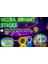 Glow Sticks 100 Parça, Neon Parlayan Düğünler, Parlayan Bilezikler, Parlayan Çubuklar, Kolyeler ve Parlak Gözlük Setleri, Noel ve Yılbaşı Partisi Için Mükemmel, Çok Renkli 5
