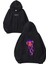 Jellyfish Tasarım Baskılı Oversize Siyah Kapüşonlu Sweatshirt 1