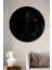 Dekoratif Ahşap Yuvarlak Tablo Kara Panter 1