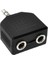 0447 Kulaklık Çoklayıcı 3.5mm Ses Switch Splitter 2