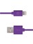 Usb-A - Şarj Kablosu Mor 1