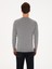 Erkek Gri Slim Fit Kaşmir İpek Karışımlı Bisiklet Yaka Triko Kazak 50316307-VR024 5