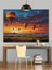 Balonların Uçuşu Günbatımı Dekoratif Kanvas - Mdf Ahşap Tablo 1