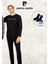 Erkek Giyim %100 Pamuk Uzun Kollu Siyah Pijama Takımı (2 Adet Hediye Çorap) L1.PC.6093.001 1