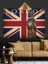 Ingiliz Bayrağı Big Ben Dekoratif Kanvas - Mdf Ahşap Tablo 3