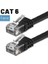Cat6 Yassı RJ45 Ethernet (Network, Internet) Kablosu (15 Metre, Siyah) 2