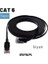 Cat6 Yassı RJ45 Ethernet (Network, Internet) Kablosu (15 Metre, Siyah) 4