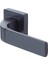 Bologna Serisi 35-ZR-8X8-A003-KT-56-11 Oda Tipi Kapı Kolu - Siyah Mat Kaplama - Parçalar Dahildir 1